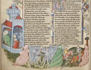 John Rylands Library - English MS 1, fol. 106v - 15th century (middle)