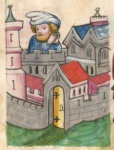 Bayerische Staatsbibliothek - Clm 3003, fol. 14v - 14th century (second half)