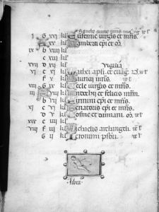 Österreichische Nationalbibliothek - Cod. 1921, fol. 9v - 14th century (third quarter)