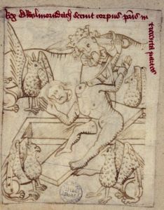 Bodleian Library - Douce f. 4, fol. 25d - 1460 (circa)