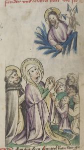 Universitätsbibliothek - Pal. germ. 432, fol. 45v - 1420 (circa)