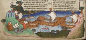 John Rylands Library - English MS 1, fol. 57v - 15th century (middle)