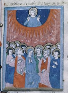 Biblioteca Corsiniana - 55.K.2 (Rossi 17), fol. 43v - 14th century (first half)