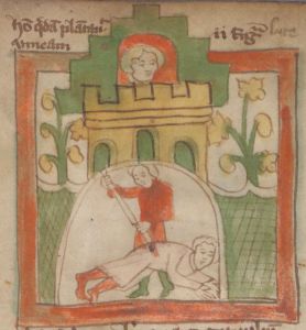 Bayerische Staatsbibliothek - Cgm 5249(44 a, fol. 4r - 14th century (second half)