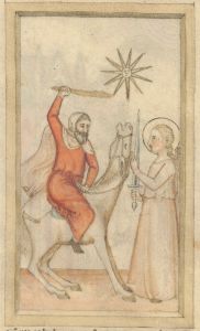 Bibliothèque de l'Arsenal - 593, fol. 5v - 14th century (second half)