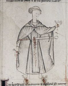 Bodleian Library - Douce 204, fol. 45r - 1430 (circa)