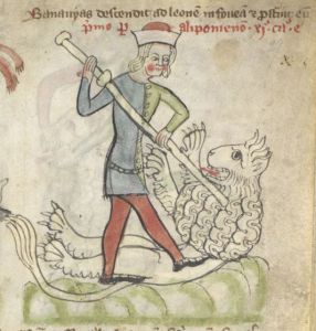 British Library - Harley MS 4996, fol. 29r - 14th century (second quarter)