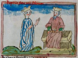 Konsistorialbibliothek (kept in the Stadtarchiv) - WD 107, fol. 87v - 15th century (middle)