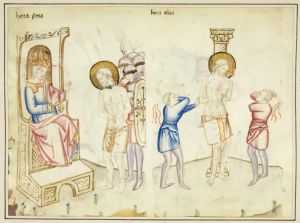 Fitzwilliam Museum - 43-1950, fol. 21v - 1370 (circa)