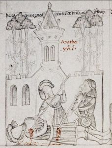 Bodleian Library - Douce 204, fol. 22v - 1430 (circa)