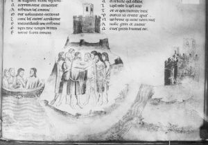 Benoît de Sainte-Maure p.213r b - 14th century (second quarter)