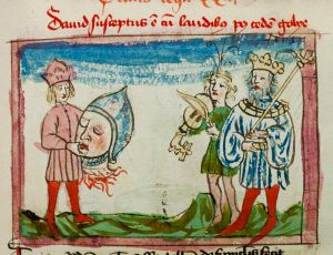 Konsistorialbibliothek (kept in the Stadtarchiv) - WD 107, fol. 34r - 15th century (middle)