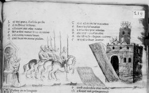 Benoît de Sainte-Maure p.219r - 14th century (second quarter)