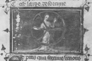 Guillaume de Lorris and Jean de Meun p.34r - 1348
