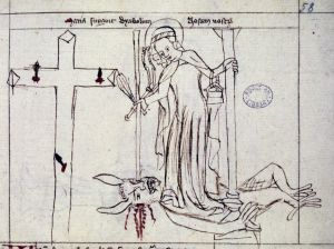 Bodleian Library - Lyell 67, fol. 58r - 14th century (late)