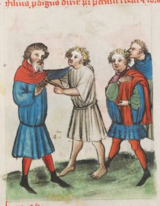Benediktinerkollegium - Cod. membr. 8, fol. 17r - 1427