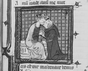 Guillaume de Lorris and Jean de Meun p.15r - 14th century (second quarter)