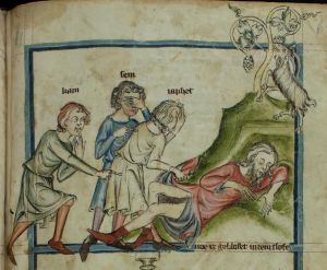 Badische Landesbibliothek - Karlsruhe 3378, fol. 61 - 14th century (middle)