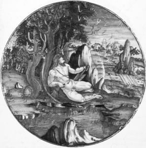 Monogrammist FR (Gubbio maiolica painter, active 1524-1531) - 1524