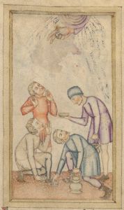 Bibliothèque de l'Arsenal - 593, fol. 18r - 14th century (second half)