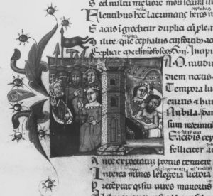 Ovid (Publius Ovidius Naso) p.69v - 14th century (late)