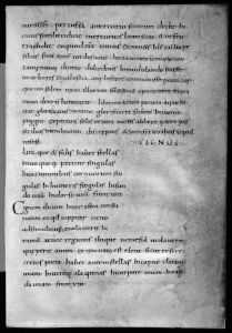 Bayerische Staatsbibliothek - Clm 560, fol. 111r - 9th century